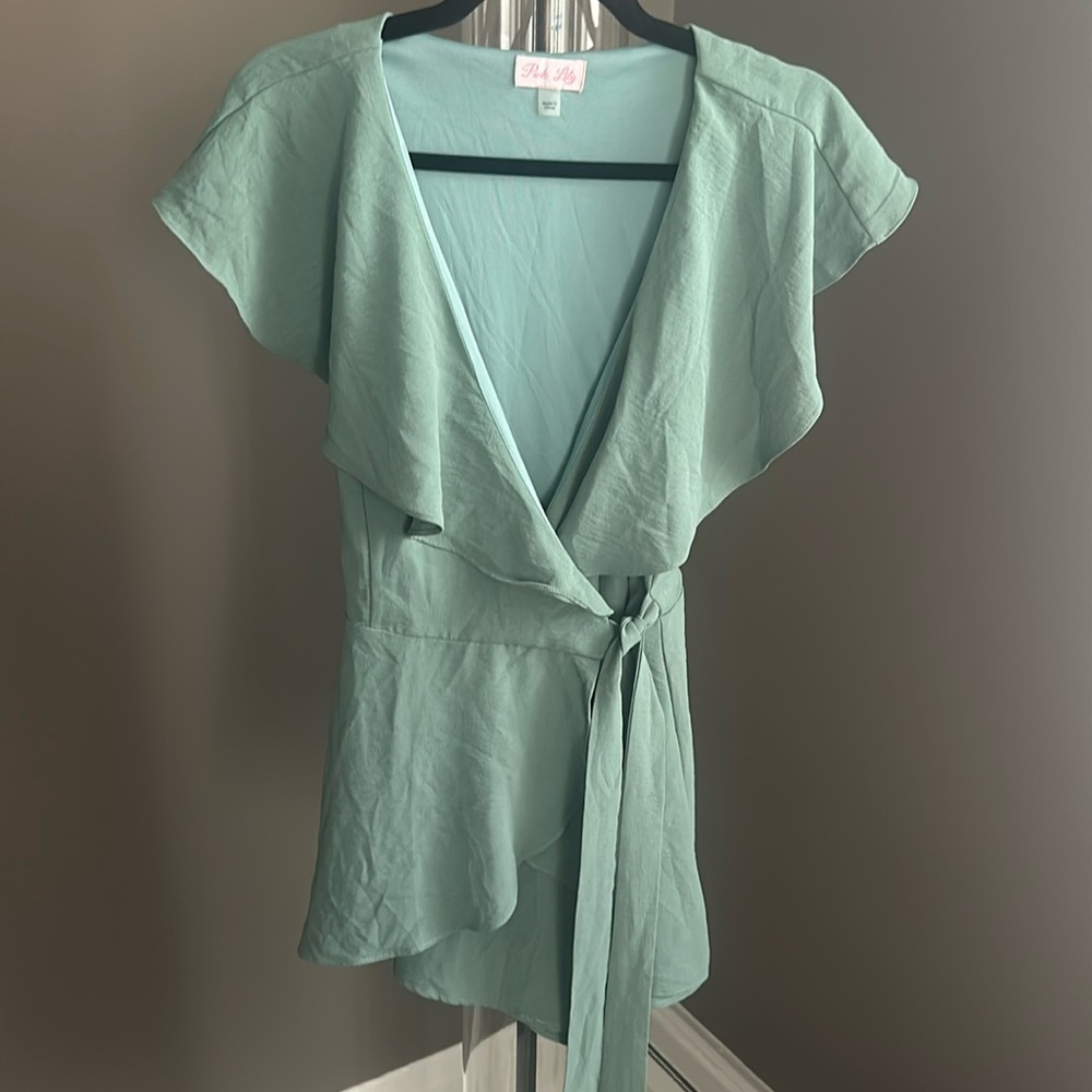 Pink Lily Romper - S